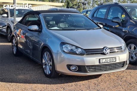 Silver 2013 Volkswagen Golf Cabriolet 118 Tsi