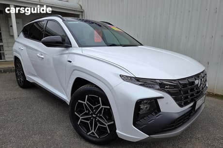 White 2023 Hyundai Tucson Wagon Highlander N Line (Fwd)