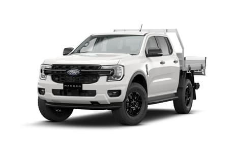 White 2026 Ford Ranger Double Cab Chassis Xlt 3.0 (4X4)