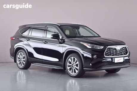 Black 2023 Toyota Kluger Wagon Grande Hybrid Awd
