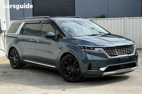 Blue 2021 Kia Carnival Wagon Platinum