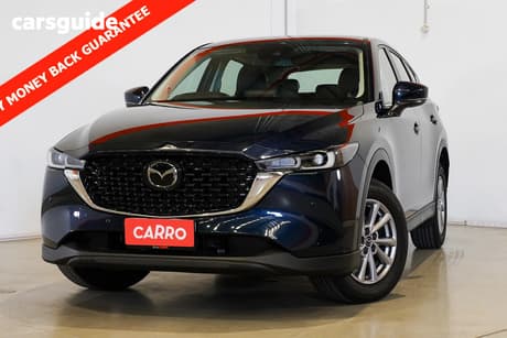 Blue 2022 Mazda CX-5 Wagon Touring (Awd)