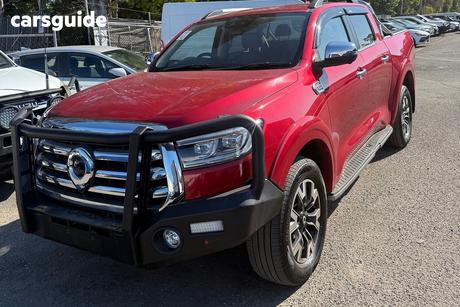 Red 2022 GWM UTE Dual Cab Utility Cannon-X (4X4)