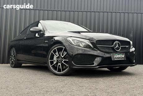 Black 2017 Mercedes-Benz C43 Coupe 43