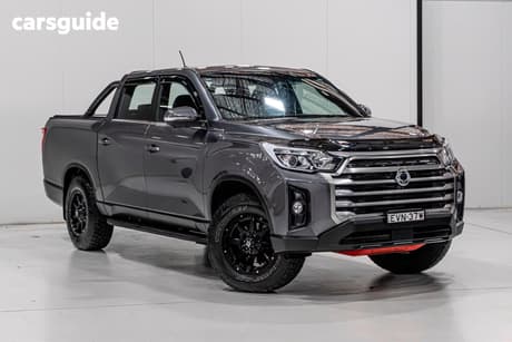 Grey 2022 Ssangyong Musso Crew Cab Pickup Ultimate