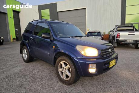 Blue 2002 Toyota RAV4 Wagon Cruiser (4X4)