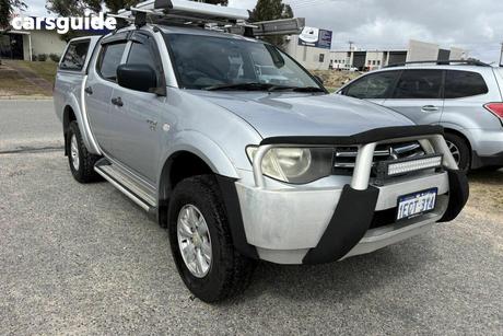 Silver 2012 Mitsubishi Triton Double Cab Utility Glx (4X4)