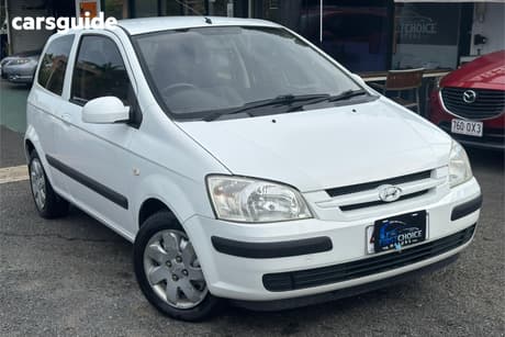 White 2005 Hyundai Getz Hatchback Gl