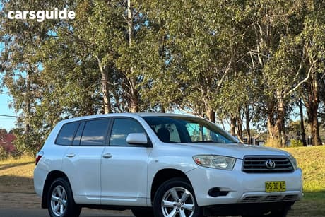 2010 Toyota Kluger Wagon Kx-R (4X4) 7 Seat
