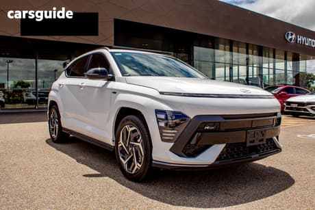 White 2026 Hyundai Kona Wagon Hybrid Elite N Line