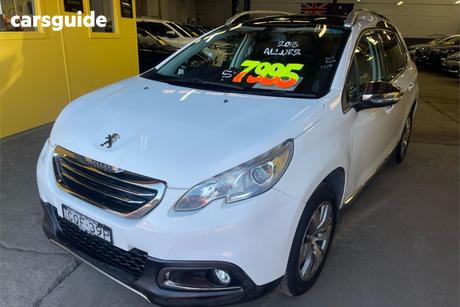 White 2013 Peugeot 2008 Wagon Allure