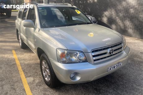Silver 2006 Toyota Kluger Wagon Cv (4X4)