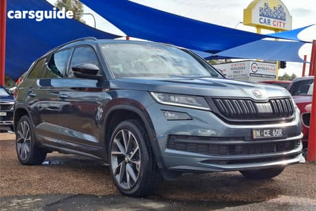 Grey 2021 Skoda Kodiaq Wagon 132 Tsi (4X4)