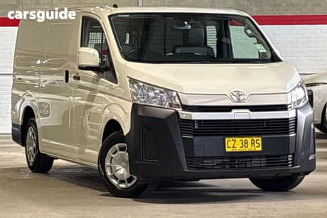 White 2020 Toyota HiAce Van Lwb Gl (Colours)