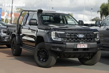 Black 2026 Ford Ranger Dual Cab Chassis Super Duty (4X4)
