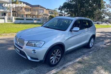 Silver 2013 BMW X3 Wagon Xdrive 30D