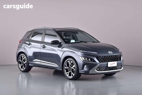 Grey 2021 Hyundai Kona Wagon Highlander Ttr (Fwd)