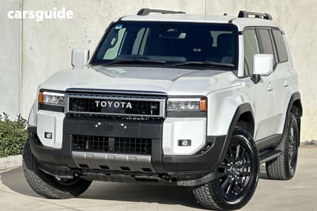 White 2024 Toyota Landcruiser Prado Wagon Gxl Flat Tailgate