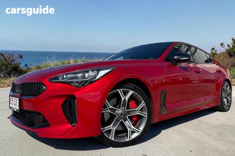 Red 2018 Kia Stinger Sedan Gt (Black Leather)