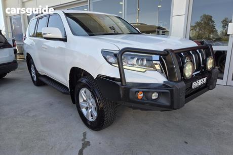 White 2017 Toyota Landcruiser Prado Wagon Gxl (4X4)