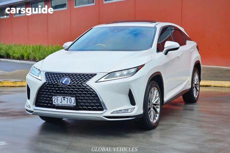 White 2020 Lexus RX SUV GYL20