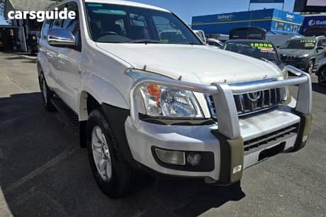 White 2004 Toyota Landcruiser Prado SUV GXL 4X4