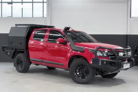 Red 2017 Holden Colorado Crew Cab Chassis Ls (4X4)