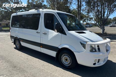 White 2017 Mercedes-Benz Sprinter Van 319Cdi Mwb