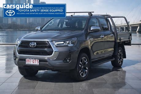 Grey 2021 Toyota Hilux Double Cab Chassis Sr5 (4X4)