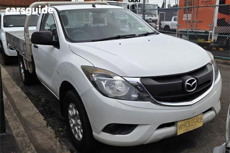 White 2017 Mazda BT-50 Cab Chassis Xt (4X2)
