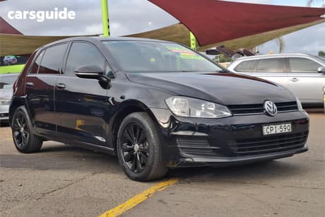 Black 2013 Volkswagen Golf Hatchback 90 Tsi Comfortline