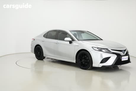 Silver 2020 Toyota Camry Sedan Ascent Sport Hybrid