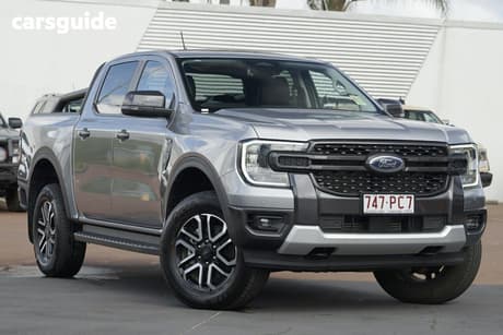 Silver 2025 Ford Ranger Double Cab Pick Up Sport 2.0 (4X4)
