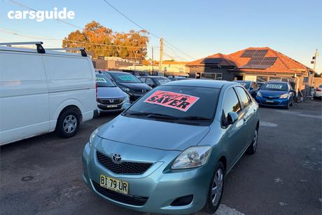 Green 2009 Toyota Yaris Sedan Yrs