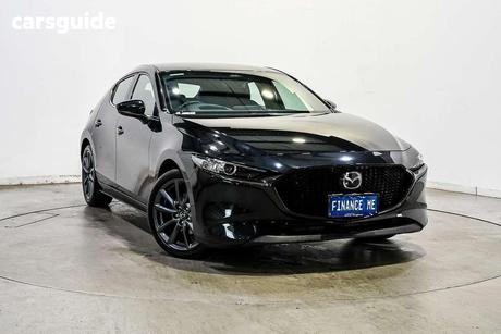 Black 2024 Mazda 3 Hatchback G20 Evolve