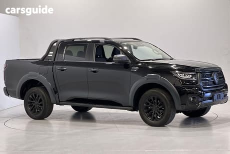 Black 2025 GWM Cannon Dual Cab Utility Vanta (4X4)