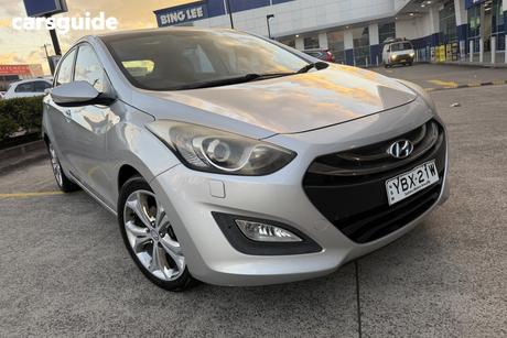 Silver 2013 Hyundai I30 Hatchback Premium
