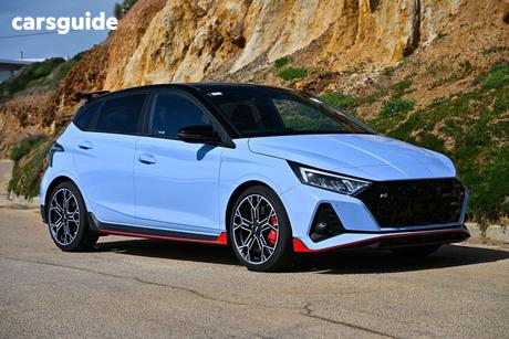 Black 2025 Hyundai I20 Hatchback N