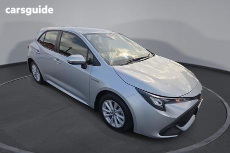 Silver 2022 Toyota Corolla Hatchback Ascent Sport Hybrid
