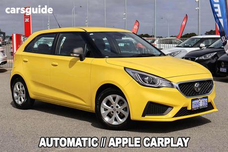 Yellow 2021 MG MG3 Hatchback Core