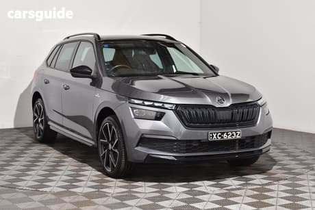Grey 2022 Skoda Kamiq Wagon Monte Carlo 110Tsi