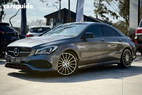 Grey 2017 Mercedes-Benz CLA250 Coupe Sport 4Matic
