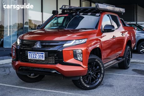 Orange 2021 Mitsubishi Triton Double Cab Pick Up Gsr (4X4)