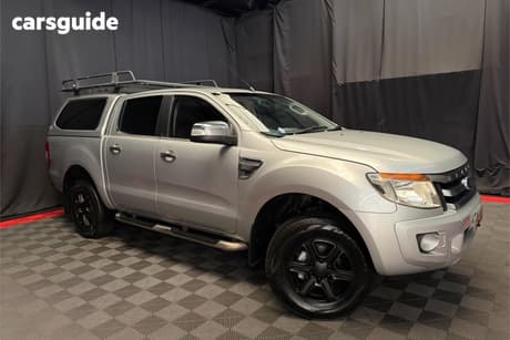 Silver 2014 Ford Ranger Dual Cab Utility Xlt 3.2 (4X4)
