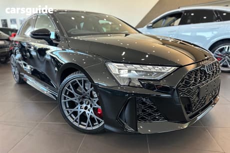 Black 2026 Audi RS3 Hatch GY 4WD