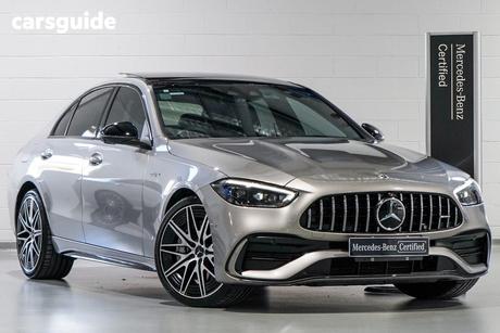 Silver 2022 Mercedes-Benz C43 Sedan 4Matic Mhev