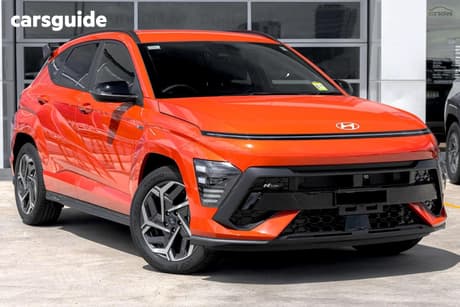 Orange 2026 Hyundai Kona Wagon Hybrid Elite N Line