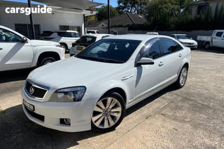 White 2011 Holden Caprice Sedan