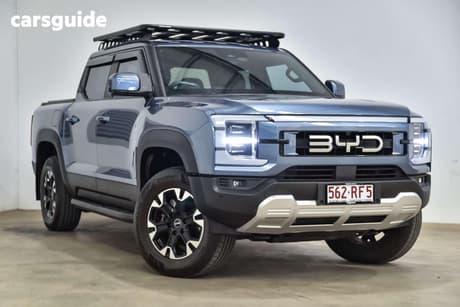 Blue 2025 BYD Shark 6 Dual Cab Utility Dual Motor Premium