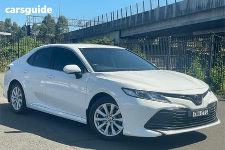 White 2021 Toyota Camry Sedan Ascent